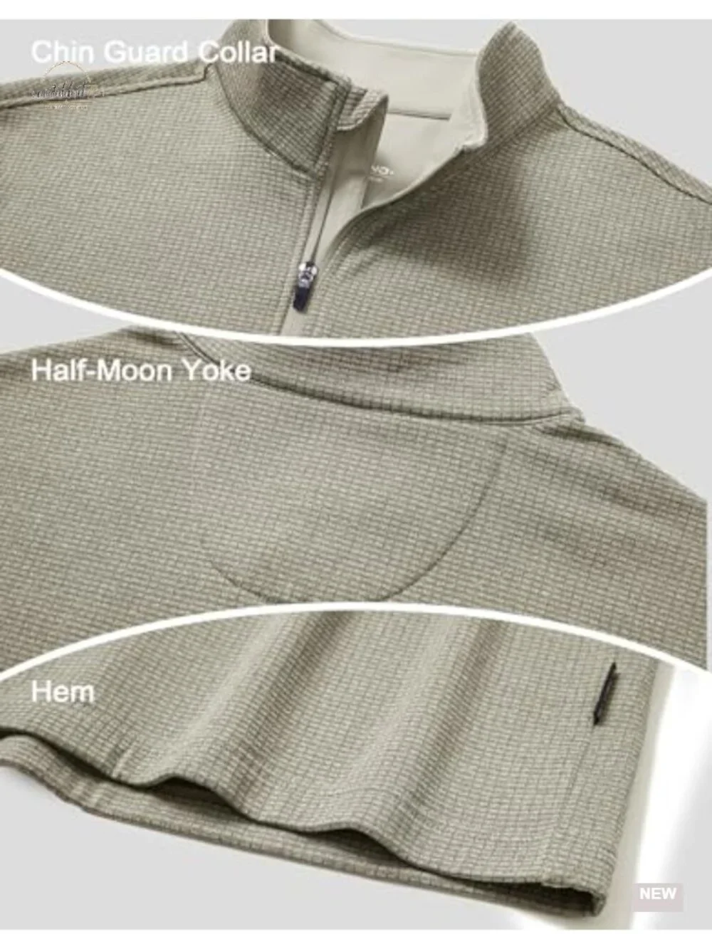 Mens Quarter Zip Pullover Fleece Lined Lightweight Stretch Mock Neck 1/4 Zip